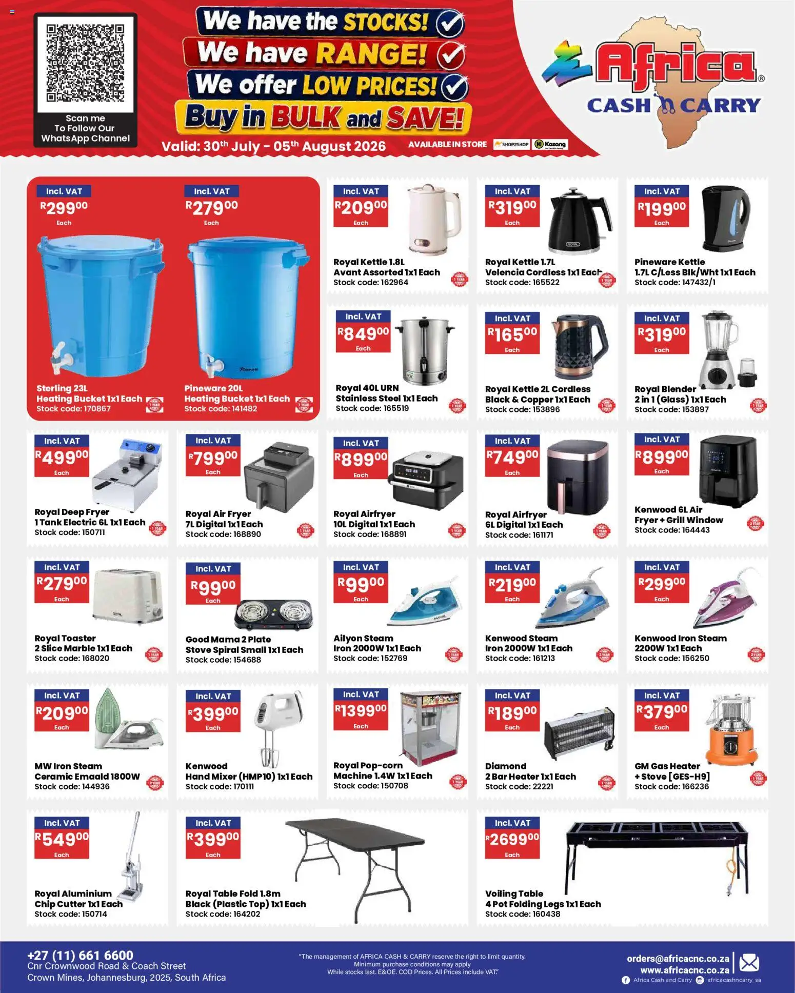 New Africa Cash & Carry catalogue – valid from 30/07/2026 | Page: 32