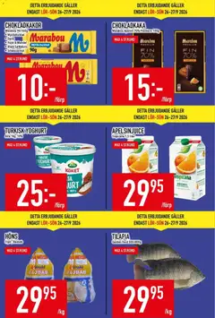 Matdax erbjudanden - Förhandsvisning av reklamblad från butik Matdax aktuell från 21/09/2026 | Sida: 7 | Produkter: Frukt, Galler, Apelsinjuice, Apelsin