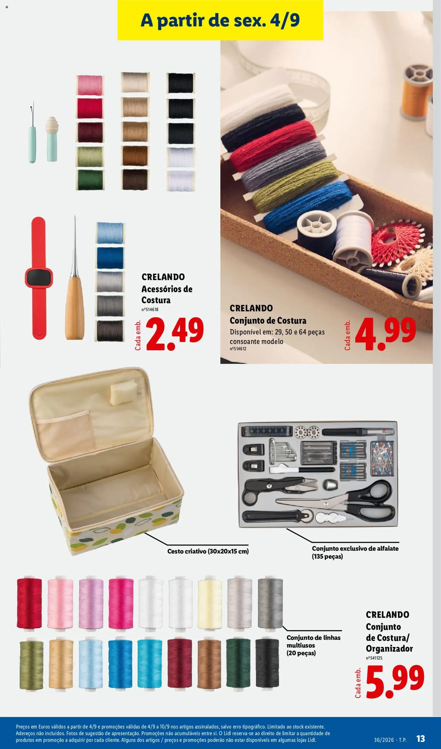 Lidl folheto Fim de Semana │ válido de 04/09/2026 | Página: 15 | Produtos: Organizador
