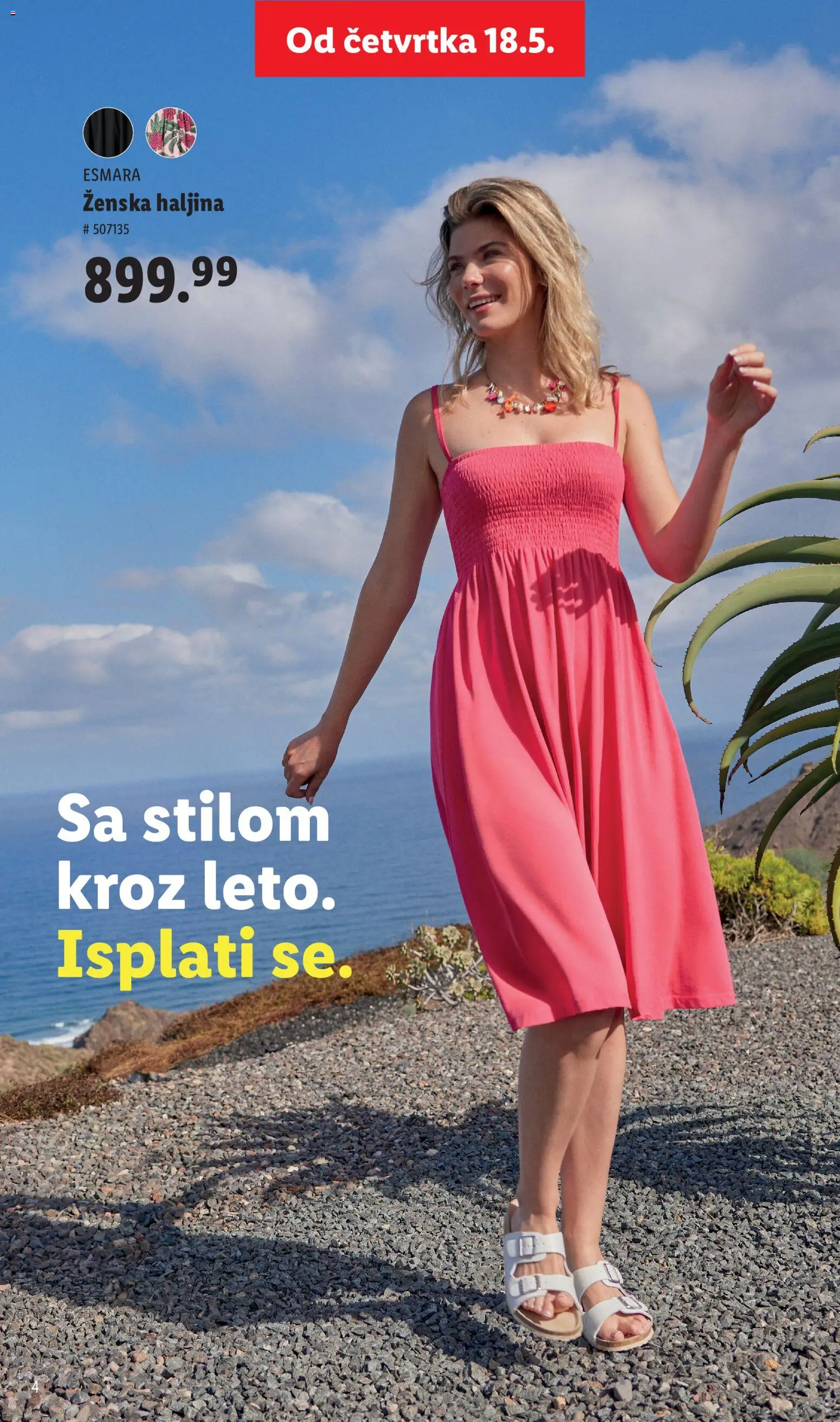 Lidl katalog - važi od 07.05.2026 | Strana: 4 | Proizvode: Haljina