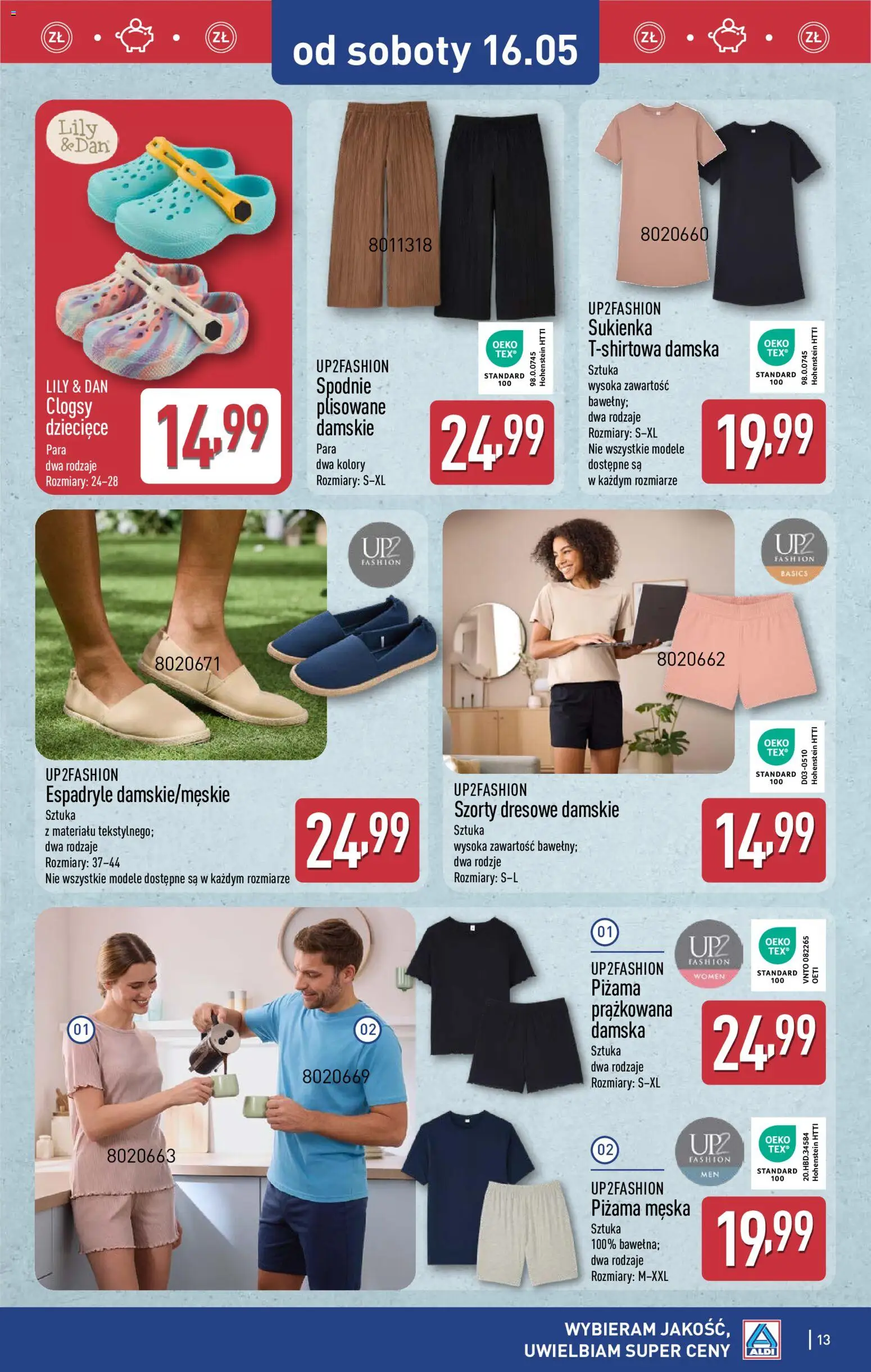 Aldi Polsko leták - Ostatnie sztuki w wybranych sklepach od 13.05.2026 | Strana: 13