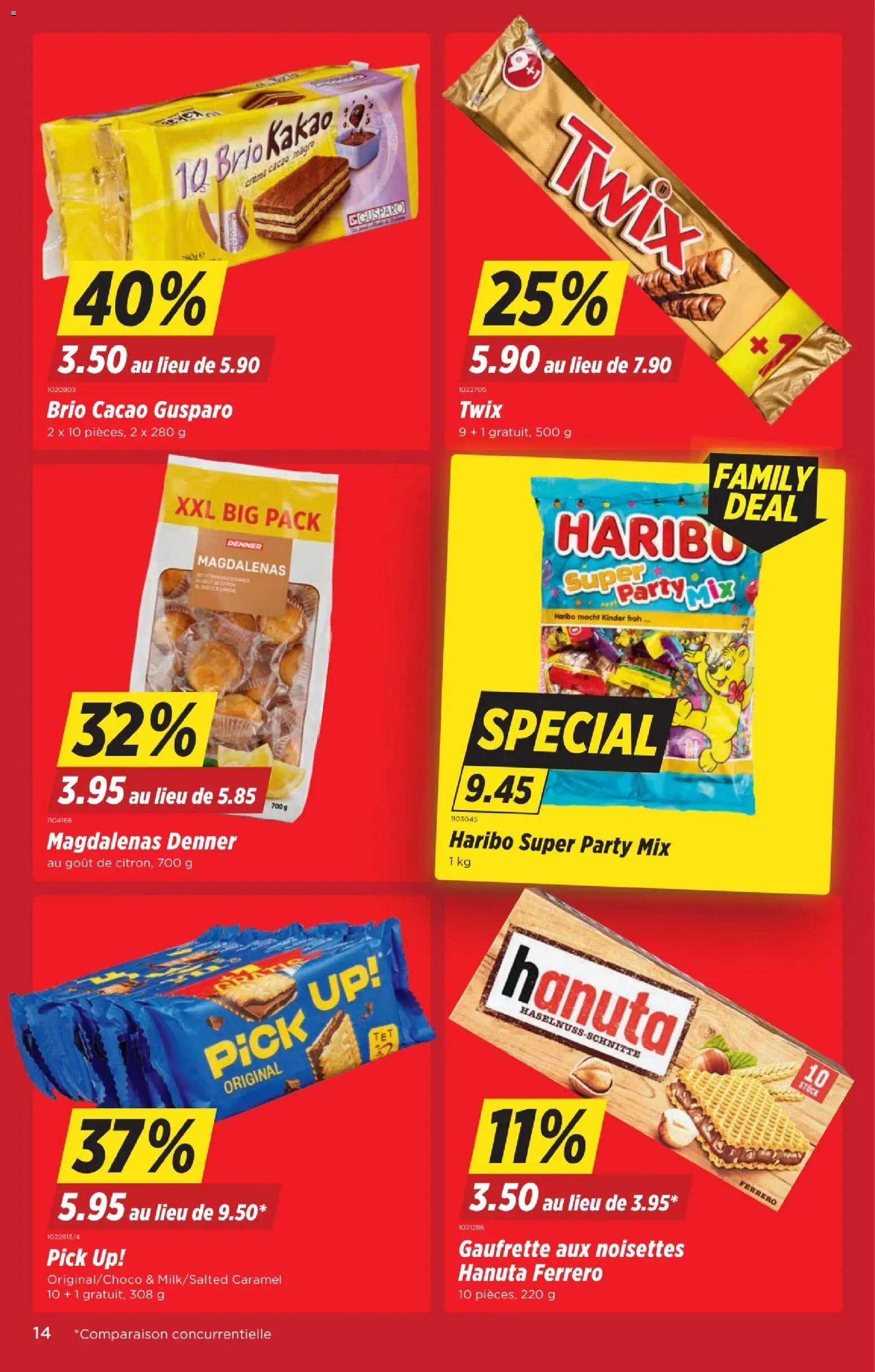 Denner aktionen FR – gültig ab 23.07.2026 | Seite: 14 | Produkte: Twix