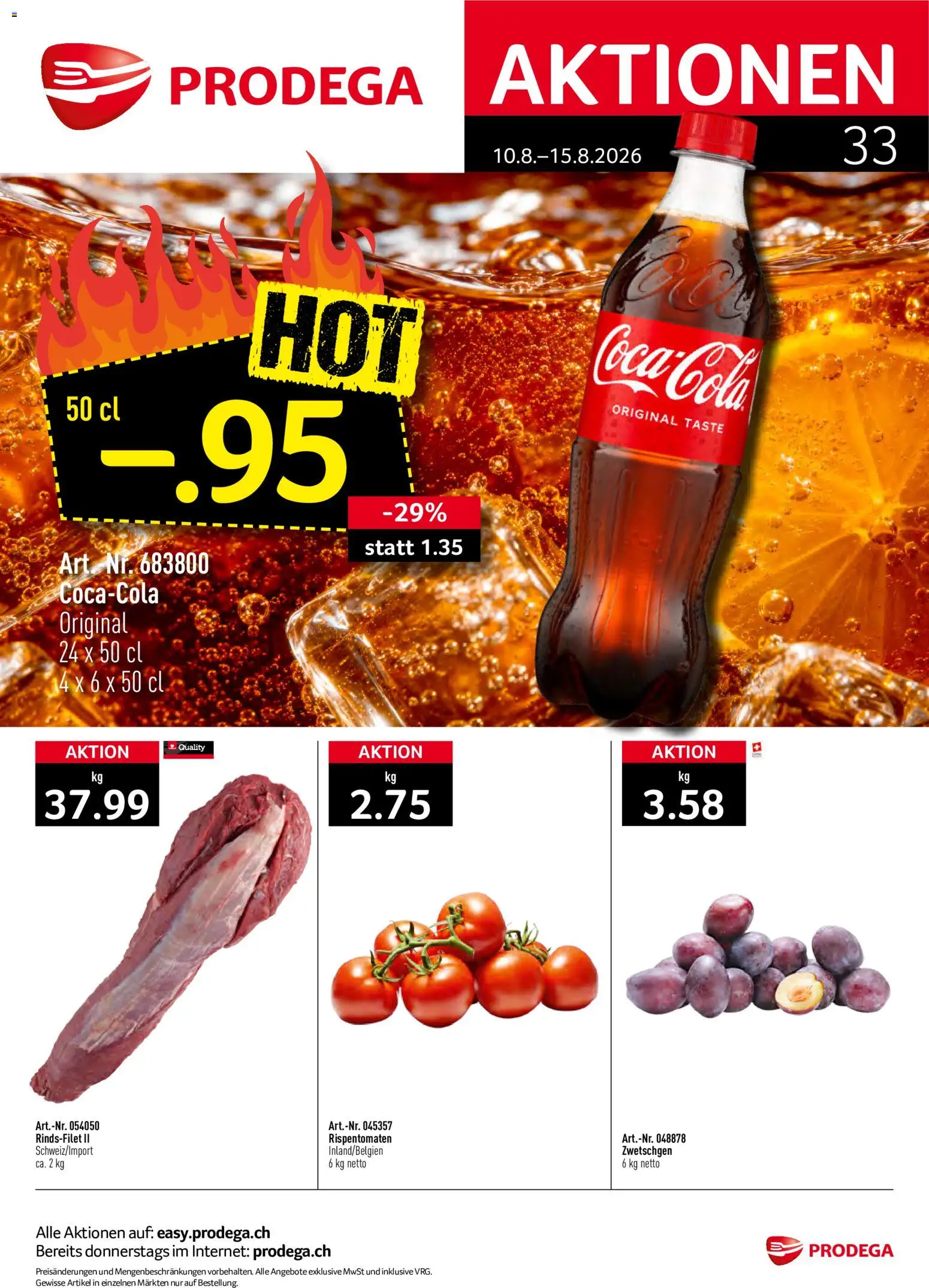 Prodega aktionen – gültig ab 10.08.2026 | Seite: 1 | Produkte: Zwetschgen