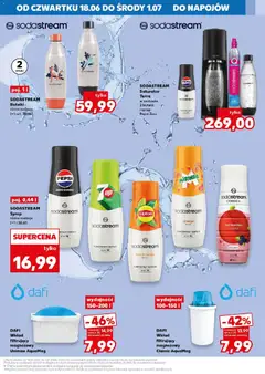 Pogląd oferty "Kaufland gazetka - Złap Okazje" - ważna od 18.06.2026 | Strona: 5 | Produkty: Syrop, Ice Tea, Pepsi, Sodastream