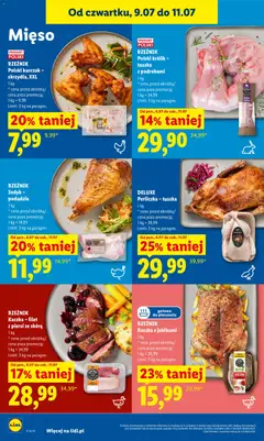 Pogląd oferty "RZEŹNIK Kaczka - filet z piersi ze skórą, 1 kg" - ważna od 09.07.2026 | Strona: 56 | Produkty: Piersi, Mięso, Kaczka z jabłkami, Perliczka