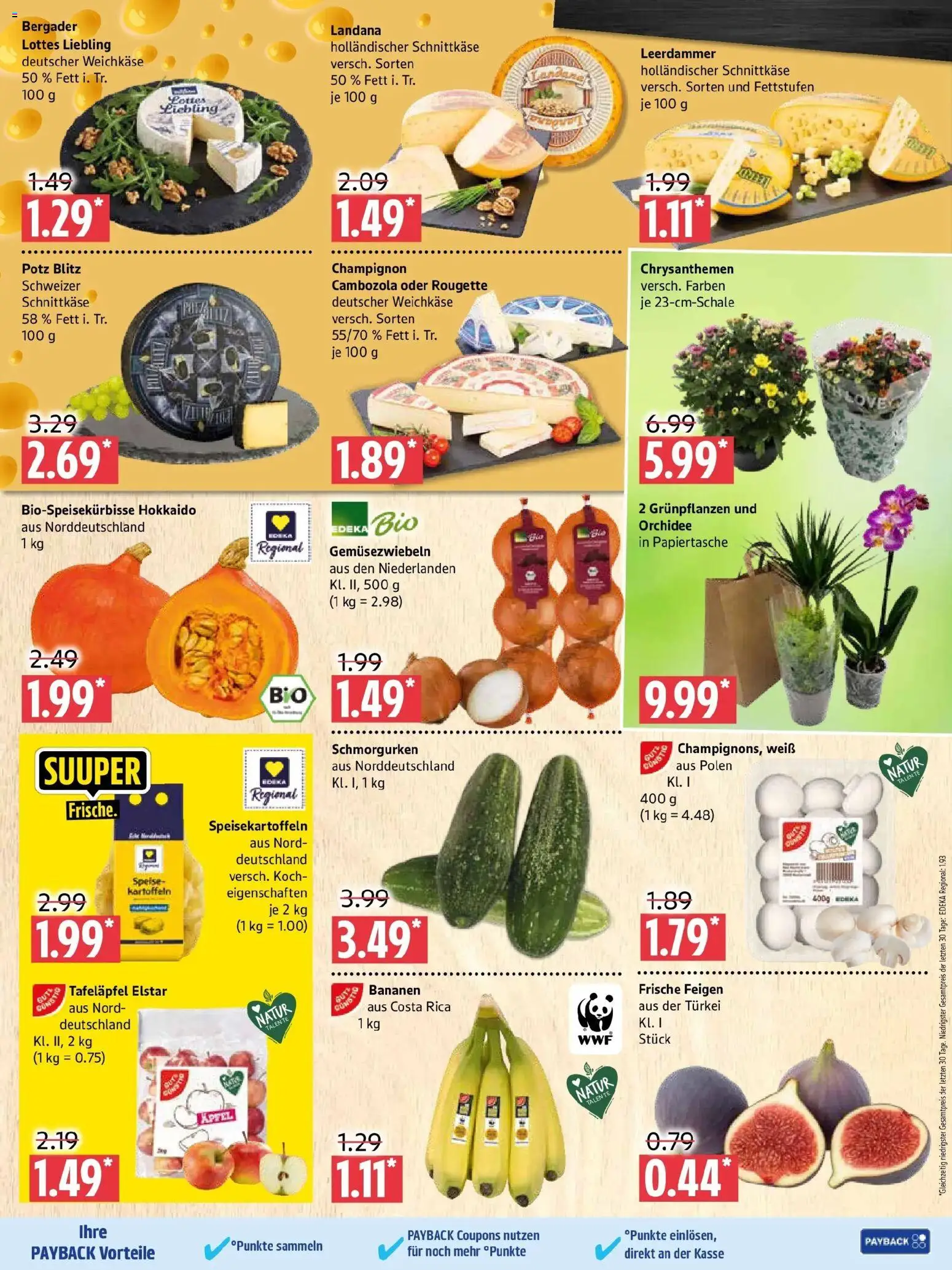 Marktkauf Prospekt Prenzlau (ab 07.09.2026) » Angebote online | Seite: 3 | Produkte: Orchidee, Bananen, Kartoffeln, Feigen
