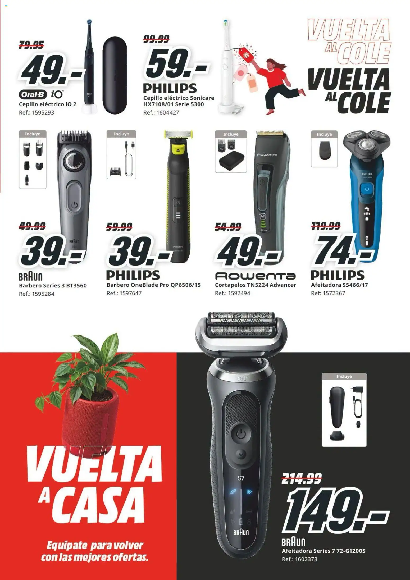 Media Markt folleto │ válido desde el 17/09/2026 | Página: 32 | Productos: Cepillo, Afeitadora, Cortapelos