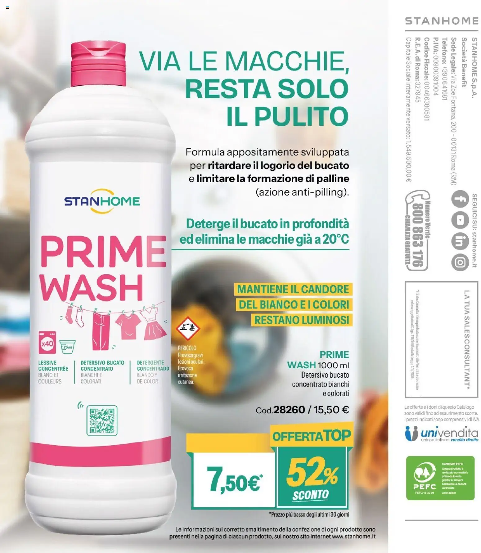 Volantino Stanhome del 14/07/2026 | Pagina: 1 | Prodotti: Detergente