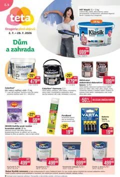 Náhled letáku TETA Drogerie leták - Dům a zahrada od 02.07.2026