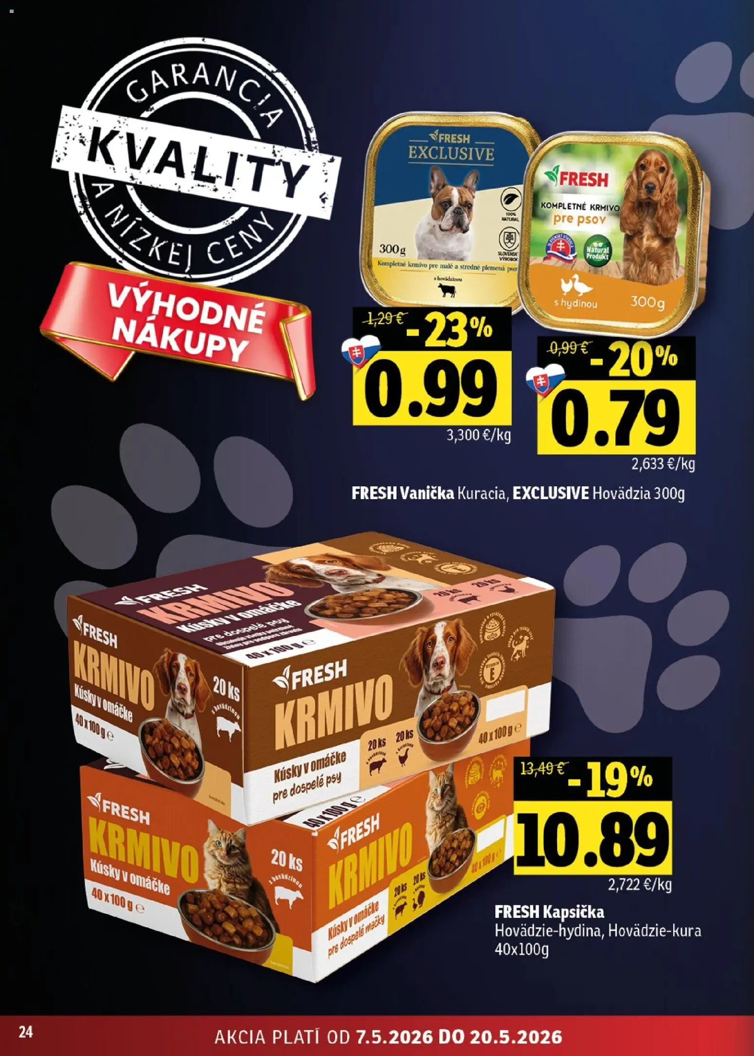 Nové Fresh akcie – leták je platný od 07.05.2026 | Strana: 24