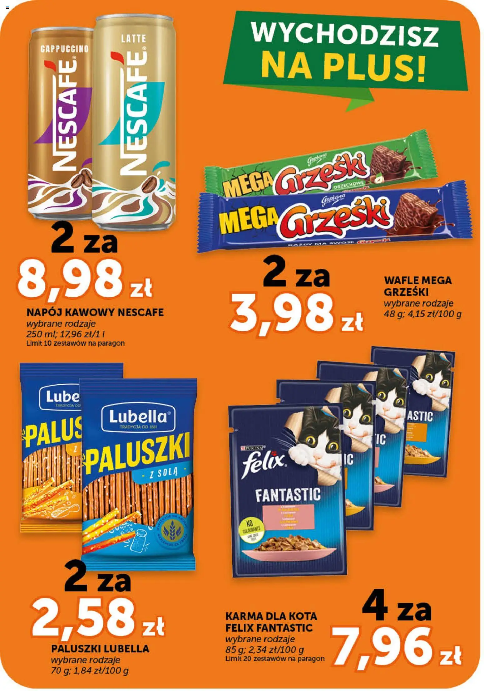 ABC gazetka - Market od 21.05.2026 | Strona: 8 | Produkty: Wafle, Nescafe, Cappuccino, Karma dla kota