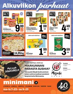 Minimani-mainoslehti voimassa 12/10/2026 alkaen