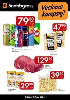 Snabbgross erbjudanden - Förhandsvisning av reklamblad från butik Snabbgross aktuell från 07/09/2026