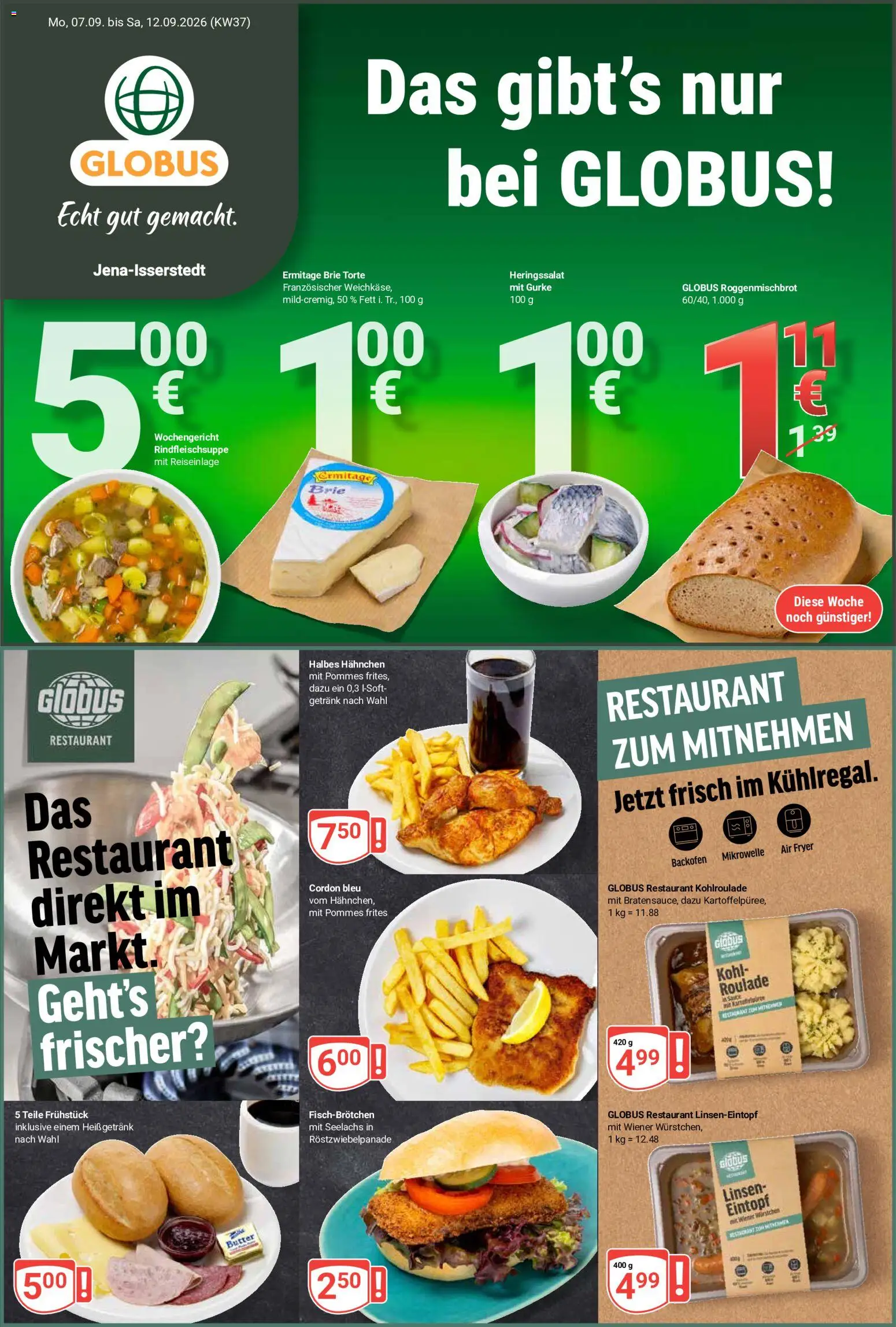 Globus Prospekt – gültig ab 07.09.2026 | Seite: 1