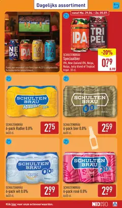 SCHULTENBRÄU 6-pack Radler 0.0%, 6x33 cl. - Voorbeeld van een folder van Aldi, geldig van 29-06-2026 | Pagina: 31