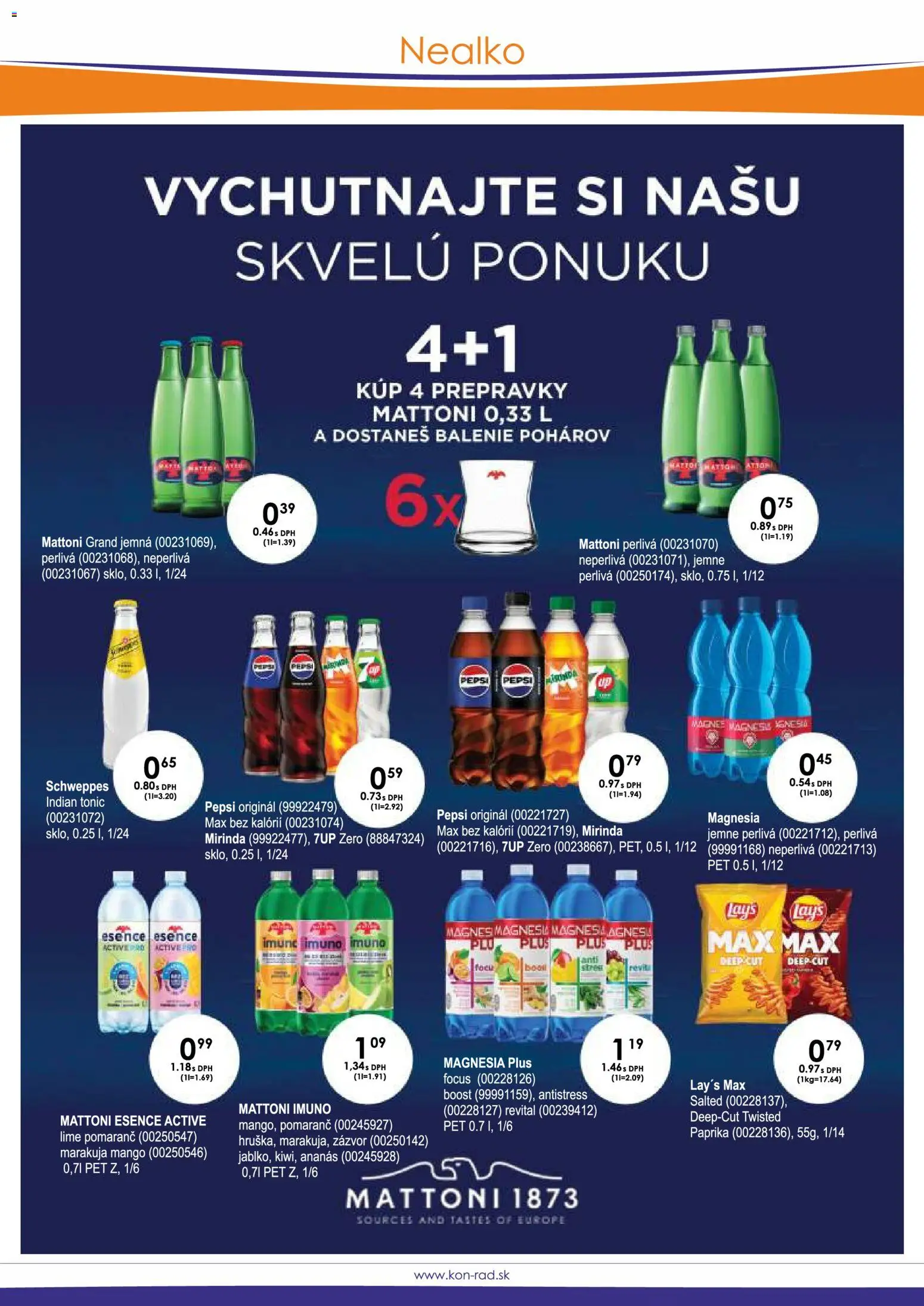 Nové KON - RAD akcie – leták je platný od 01.11.2026 | Strana: 31 | Produkty: Paprika, Zázvor, Ananás, Pepsi