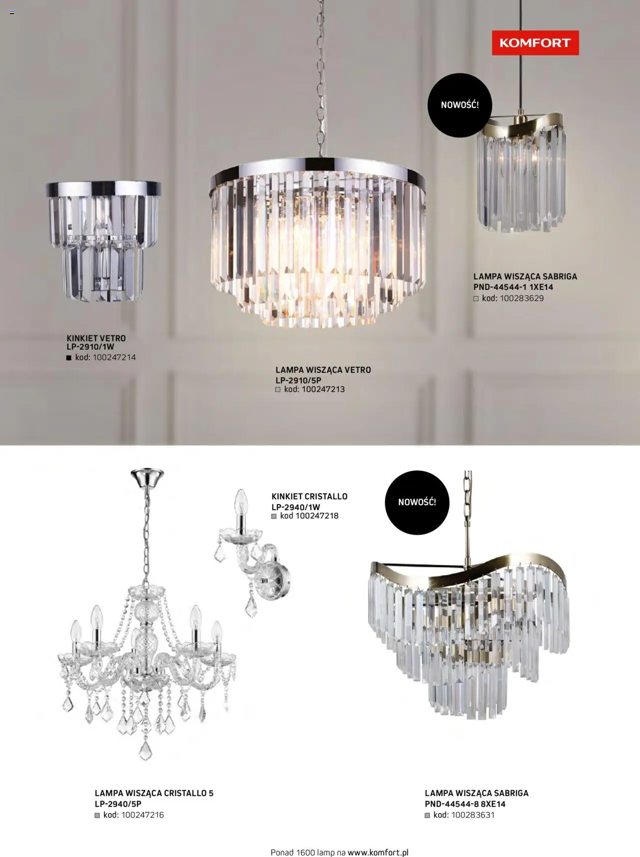 Komfort Gazetka - Katalog Meble od 01.09.2024 | Strona: 67 | Produkty: Lampa