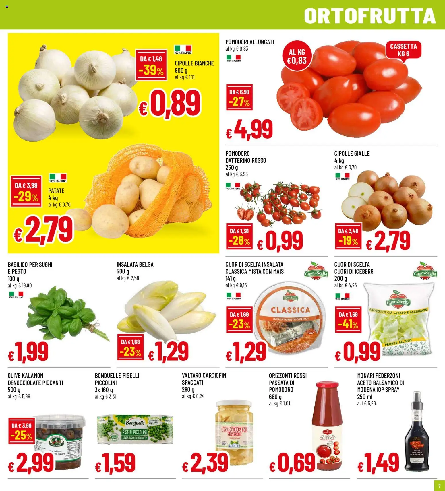 Volantino Galassia del 30/07/2026 | Pagina: 7 | Prodotti: Pomodoro, Pomodori, Pesto, Piselli