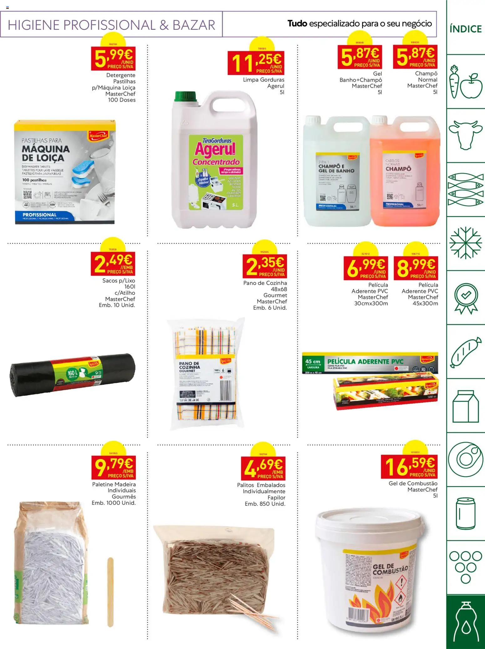 Recheio Horeca Madeira │ válido de 07/07/2026 | Página: 33 | Produtos: Gel de banho, Detergente, Banho