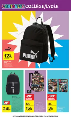 Carrefour Market - Prévisualisation de Carrefour Market Rentree des classes valide à partir de 07/07/2026 | Page: 6 | Produits: Sac, Poids, Sac à dos