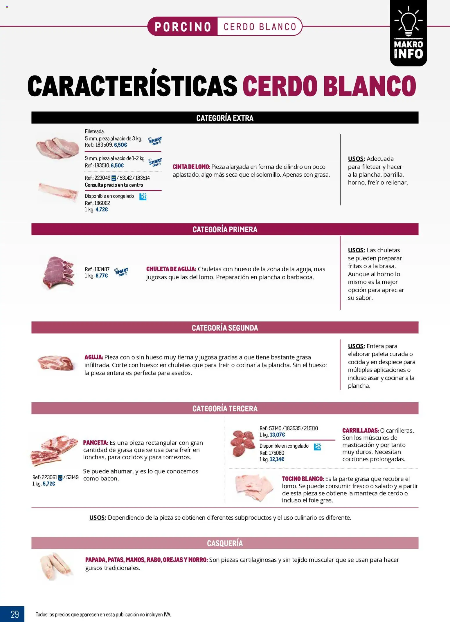 Makro Expertos en Carne Centro │ válido desde el 01.06.2026 | Página: 29 | Productos: Manteca, Ηλεκτρικός φούρνος, Cerdo, Horno