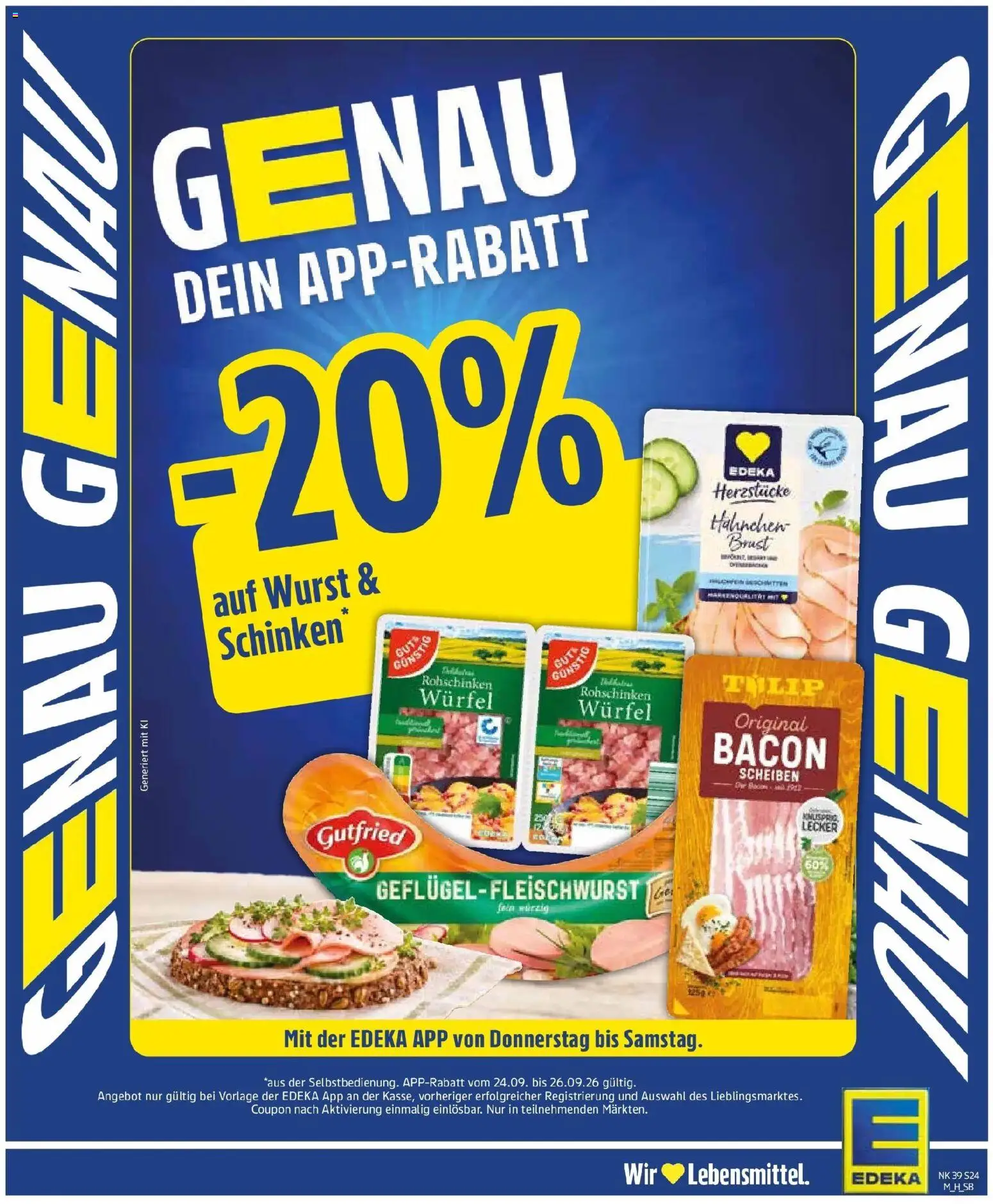 Edeka Prospekt Sauerlach (ab 21.09.2026) » Angebote Online | Seite: 28 | Produkte: Hahnchen, Wurst