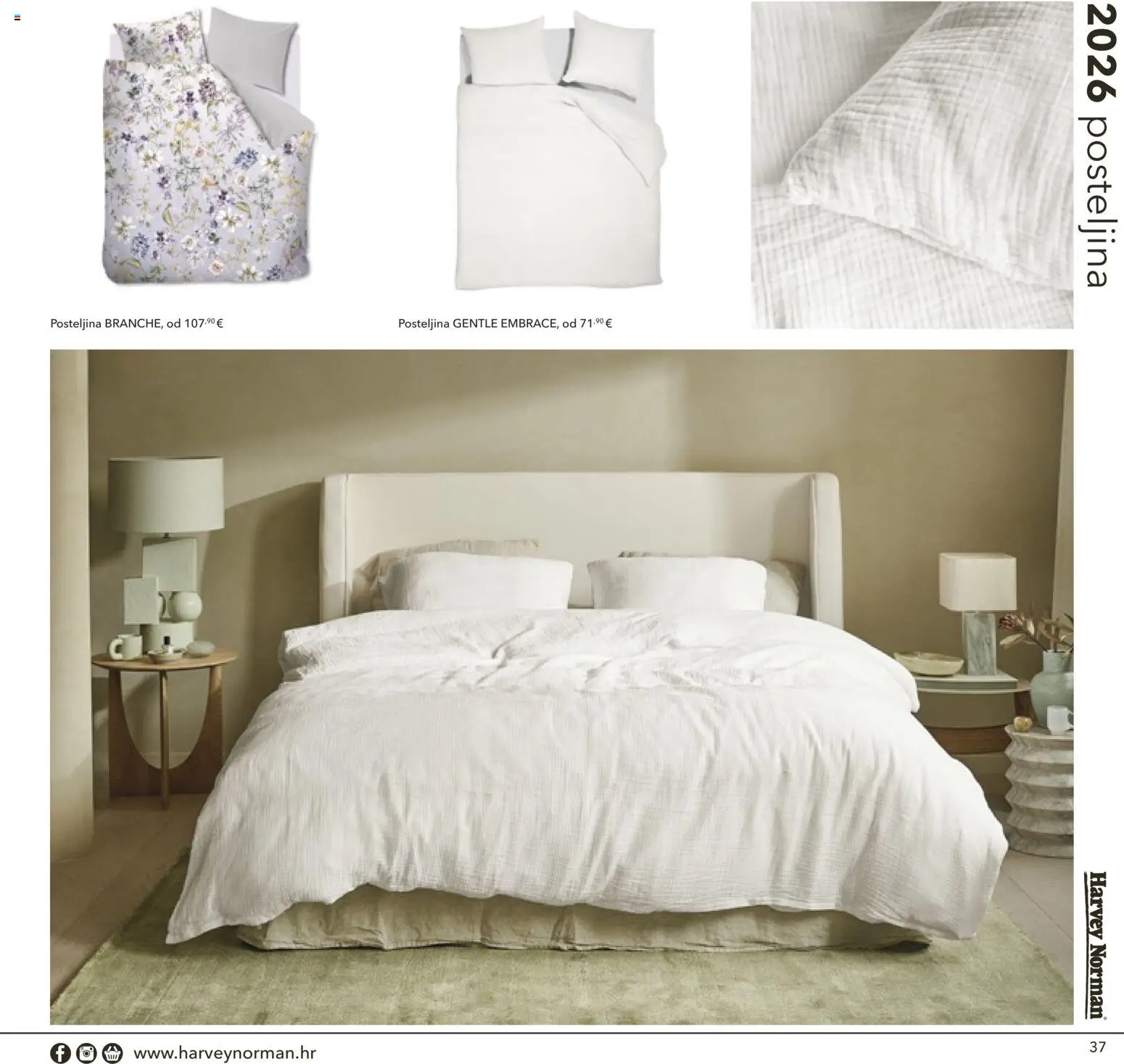 Harvey Norman katalog | vrijedi od 05.06.2026 | Stranica: 37 | Proizvodi: Posteljina