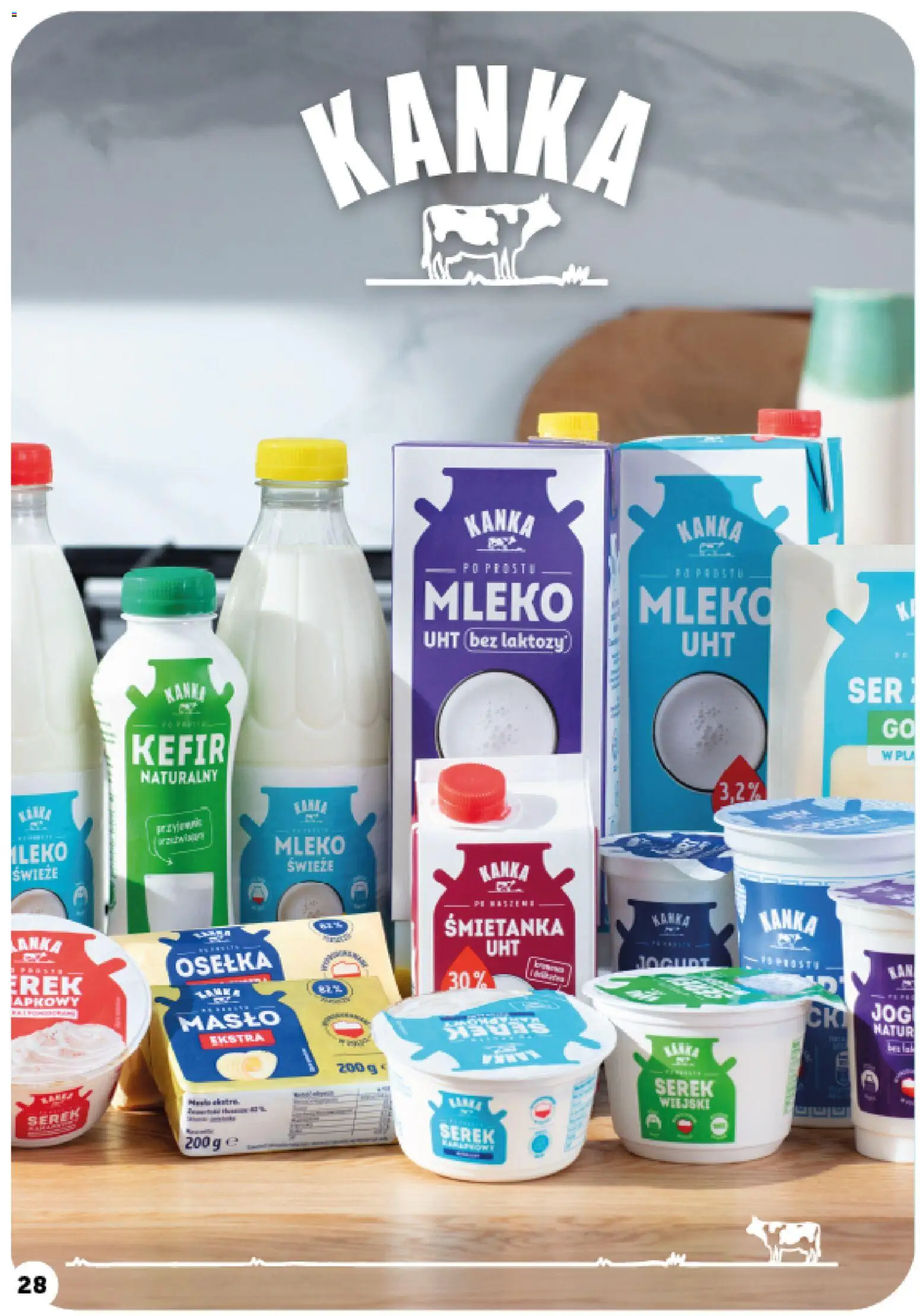 ABC gazetka od 01.10.2026 | Strona: 28 | Produkty: Osełka, Jogurt, Mleko UHT, Mleko świeże