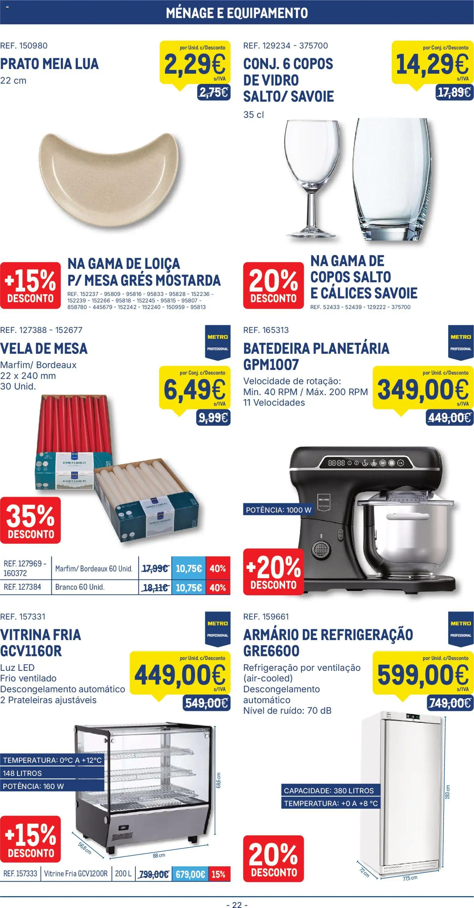 Makro folheto │ válido de 25/08/2026 | Página: 22 | Produtos: Copos, Luz LED, Mostarda, Mesa