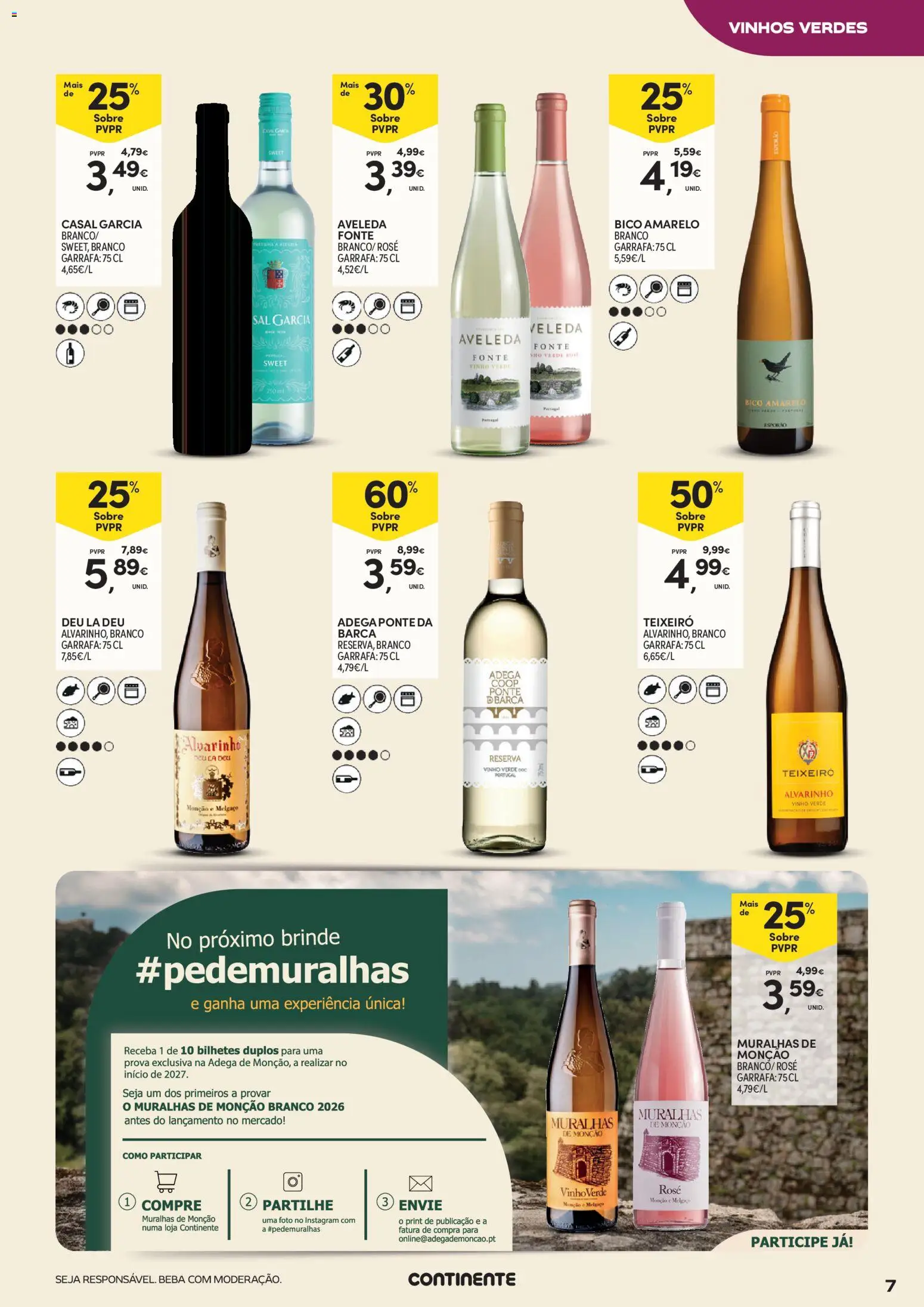 Continente Vinhos, Enchidos e Queijos │ válido de 22/09/2026 | Página: 7 | Produtos: Sal, Vinho