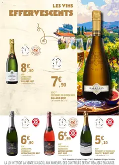 E.Leclerc - Prévisualisation de CRÉMANT DE BORDEAUX CHANTET BLANET BRUT, AOP* CRÉMANT DE BORDEAUX CHANTET BLANET BRUT. La bouteille de 75 cl. valide à partir de 01/09/2025 | Page: 79