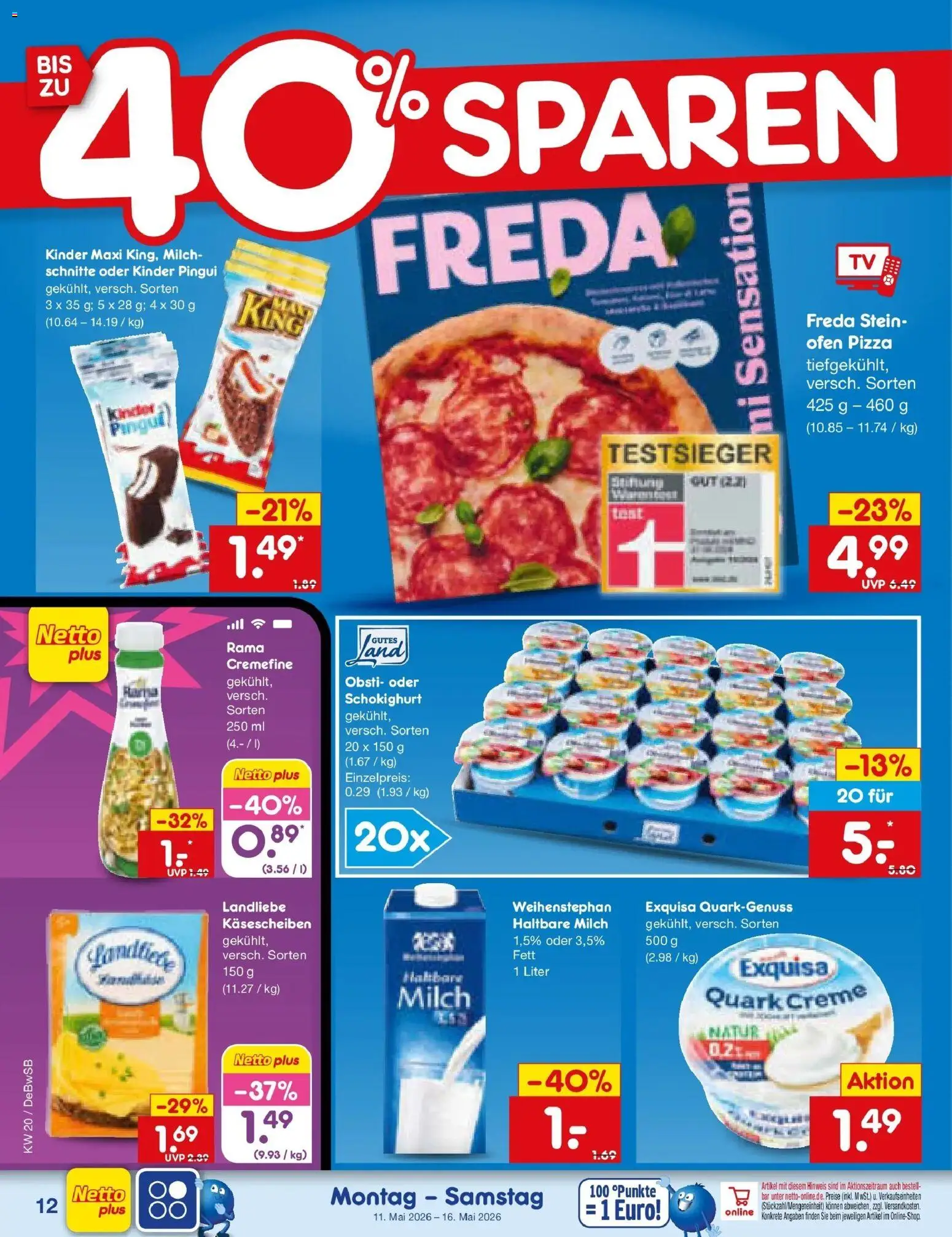 Netto Marken-Discount Prospekt Waiblingen-Bittenfeld	 (ab 10.05.2026) » Angebote | Seite: 13