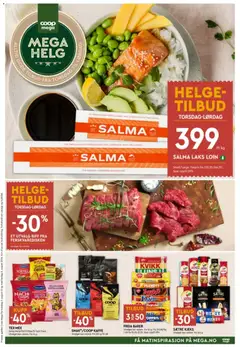 Forhåndsvisning av Coop Mega Mega Helg gyldig fra 06/08/2026