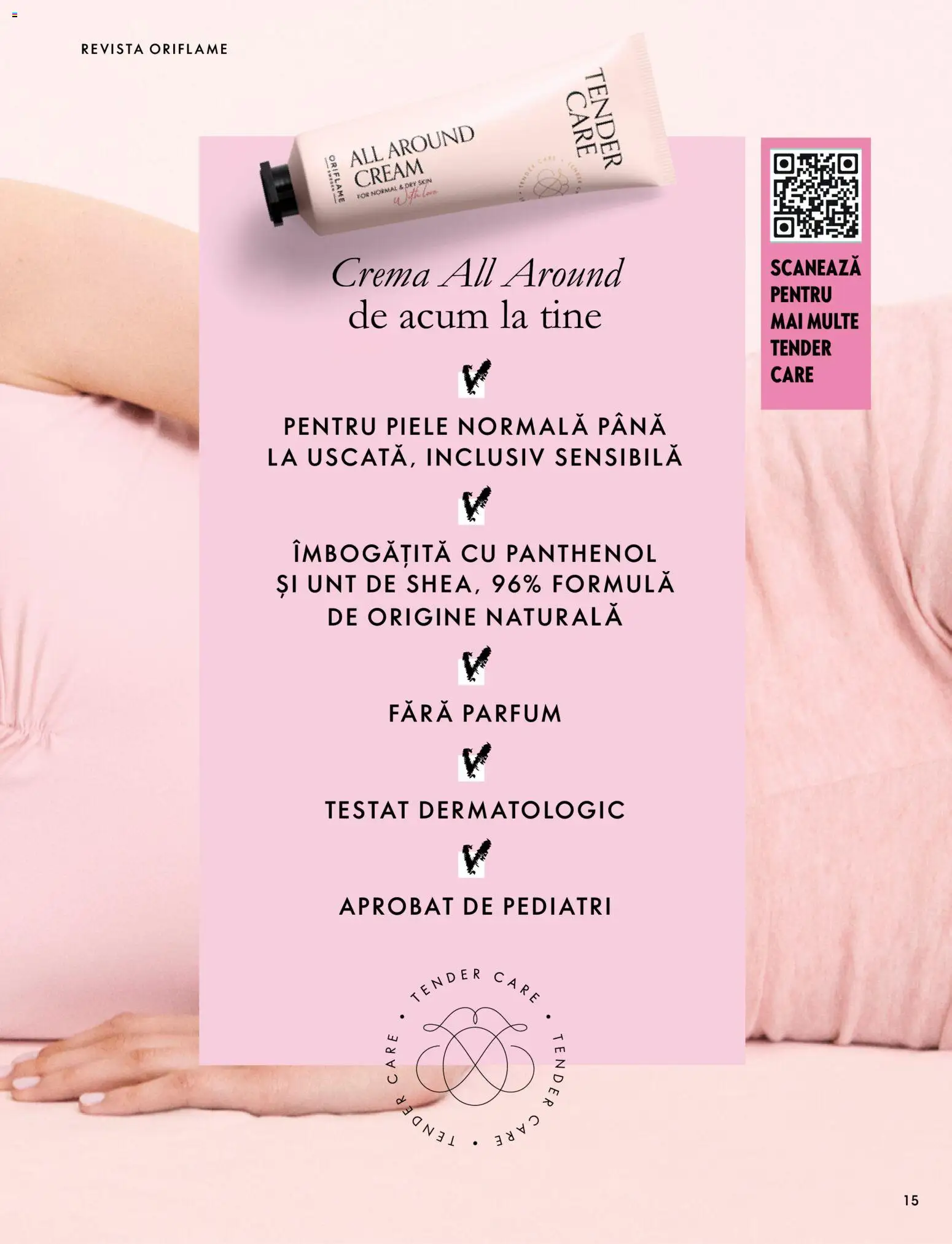 Noul catalog Oriflame – valabil de la 30.09.2026 | Pagină: 15 | Produse: Parfum, Unt, Cremă