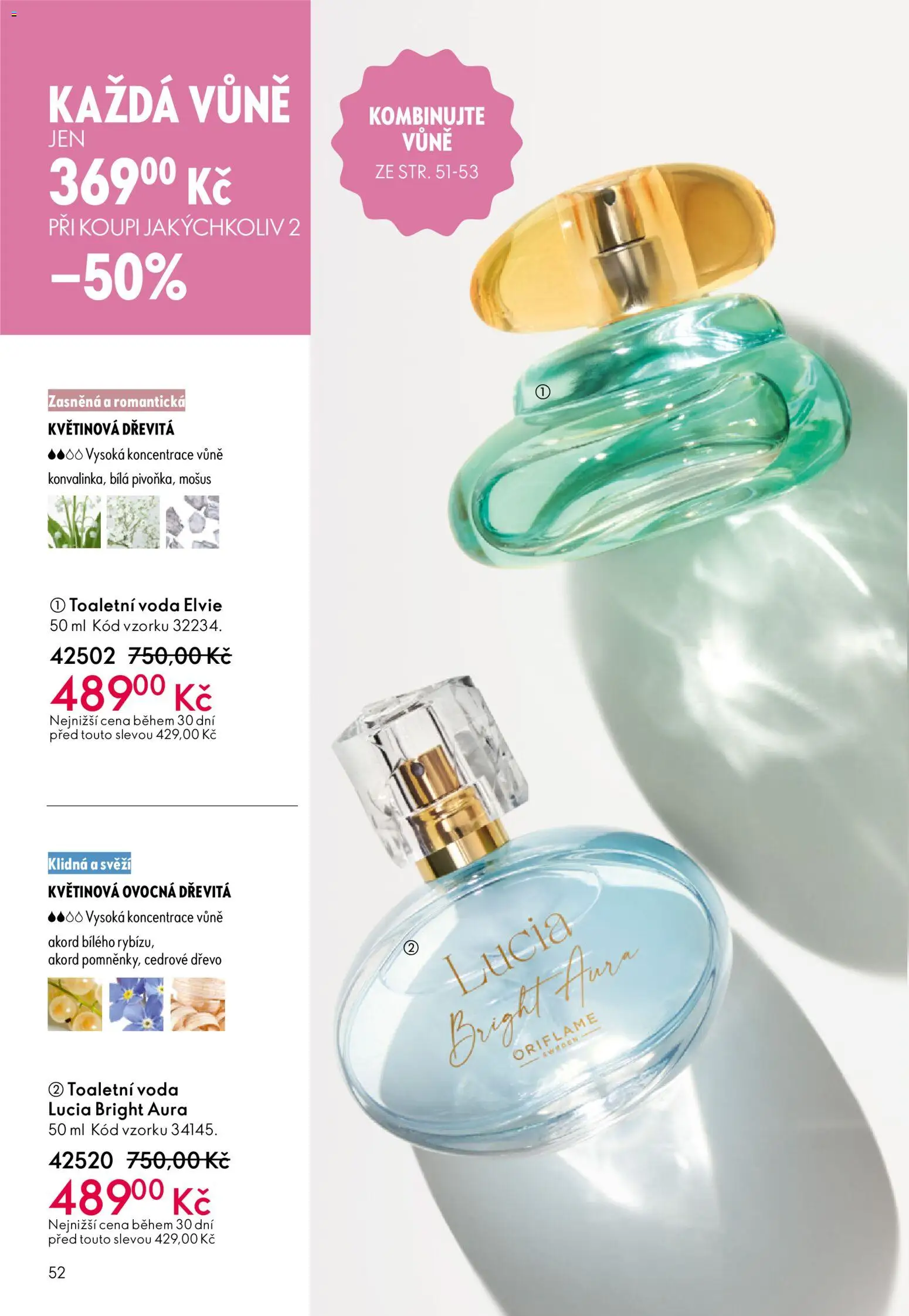 Oriflame katalog č. 07/2026 od 06.05.2026 | Strana: 52 | Produkty: Voda, Toaletní voda