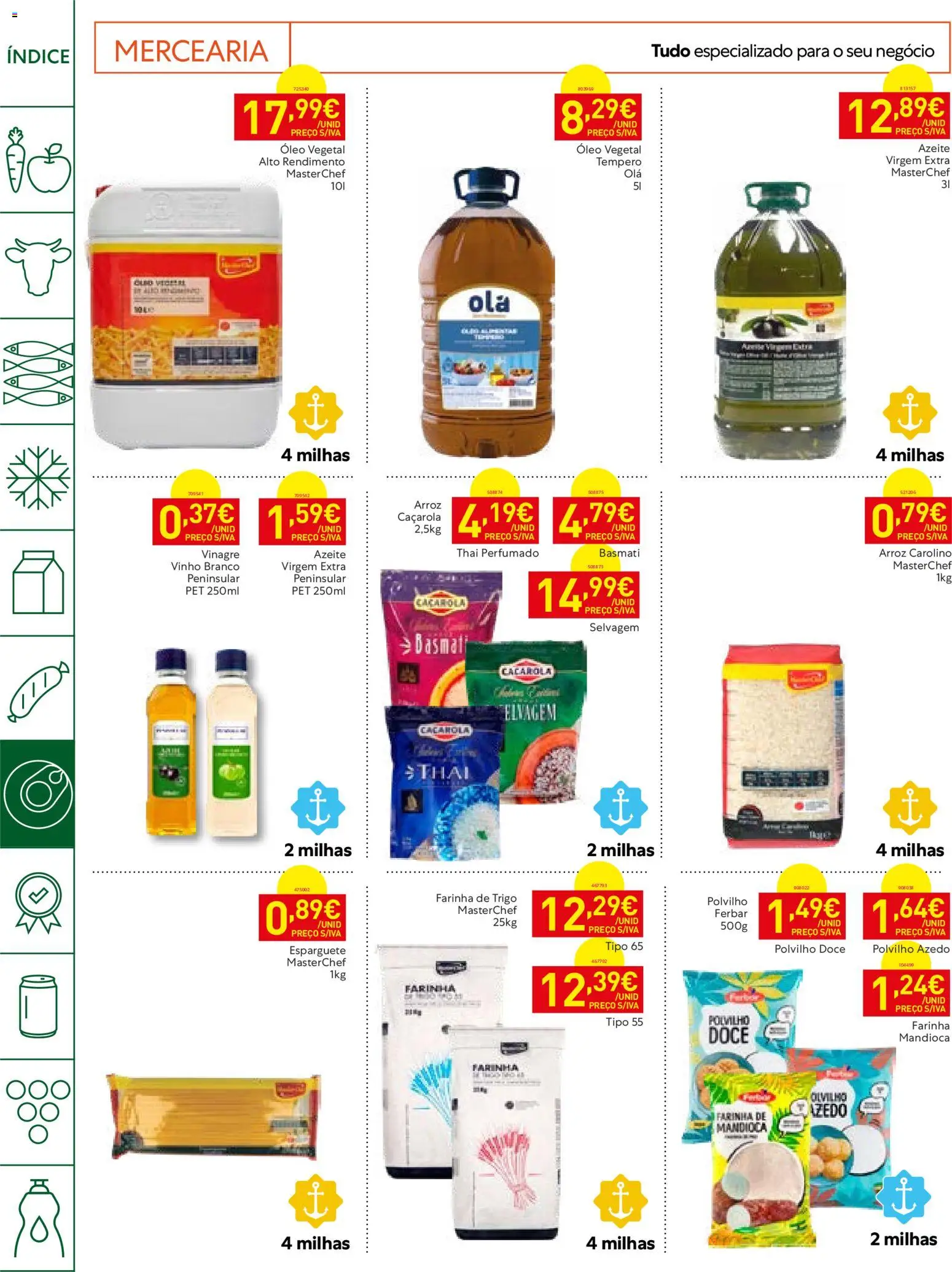 Recheio folheto Horeca │ válido de 06/10/2026 | Página: 14 | Produtos: Vinagre, Farinha de trigo, Vinho, Farinha