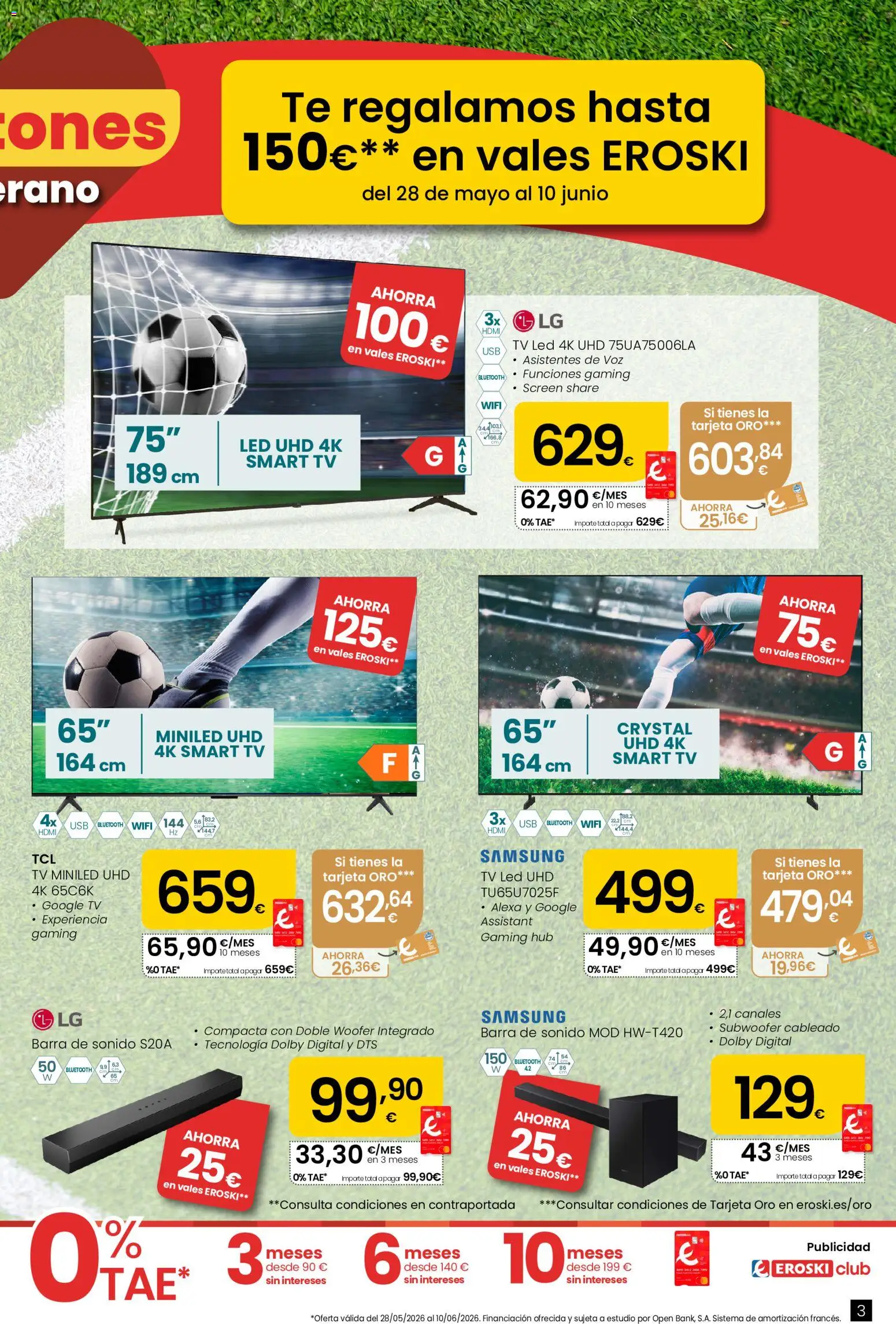 Eroski Conekta Ofertones de verano │ válido desde el 28.05.2026 | Página: 3 | Productos: Καλαμάρι, Té