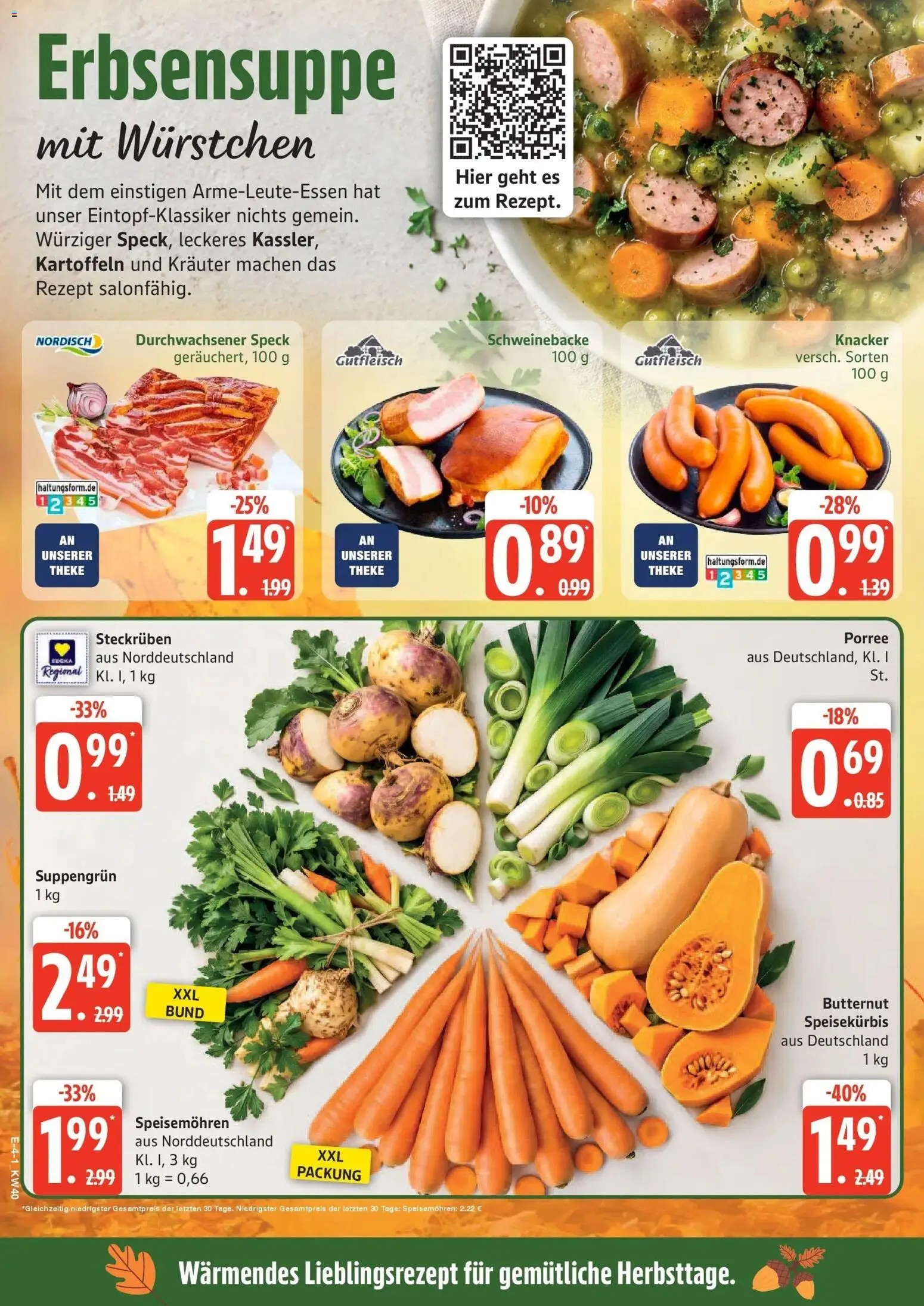 Edeka Prospekt Bad Schwartau (ab 28.09.2026) » Angebote Online | Seite: 4 | Produkte: Theke, Kartoffeln