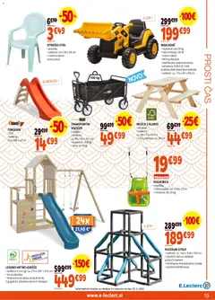 E.leclerc katalog akcije – veljaven od 08.04.2026 | Stran: 19 | Izdelki: Baterija, Mp3, Kos, Voziček