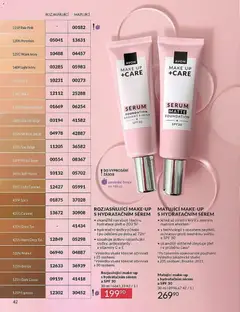 Náhled letáku Avon Katalog 06/2026 od 01.06.2026 | Strana: 42 | Produkty: Finish, Makeup, Sérum, Vitamíny