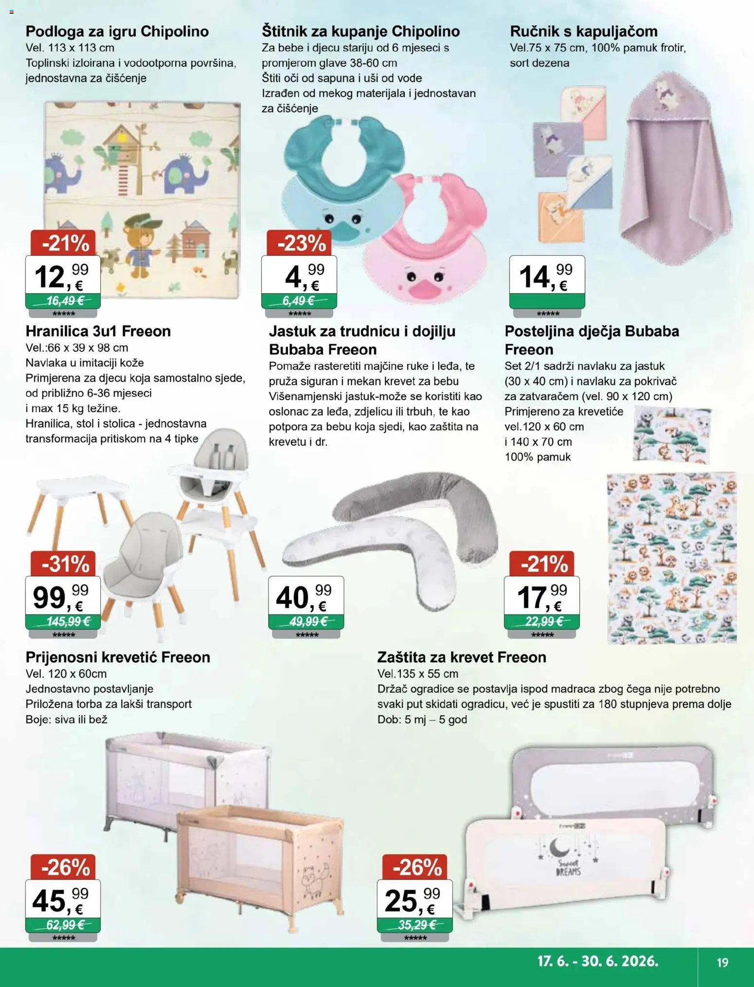 KTC katalog | vrijedi od 17.06.2026 | Stranica: 10 | Proizvodi: Krevet, Jastuk, Stolica, Ručnik