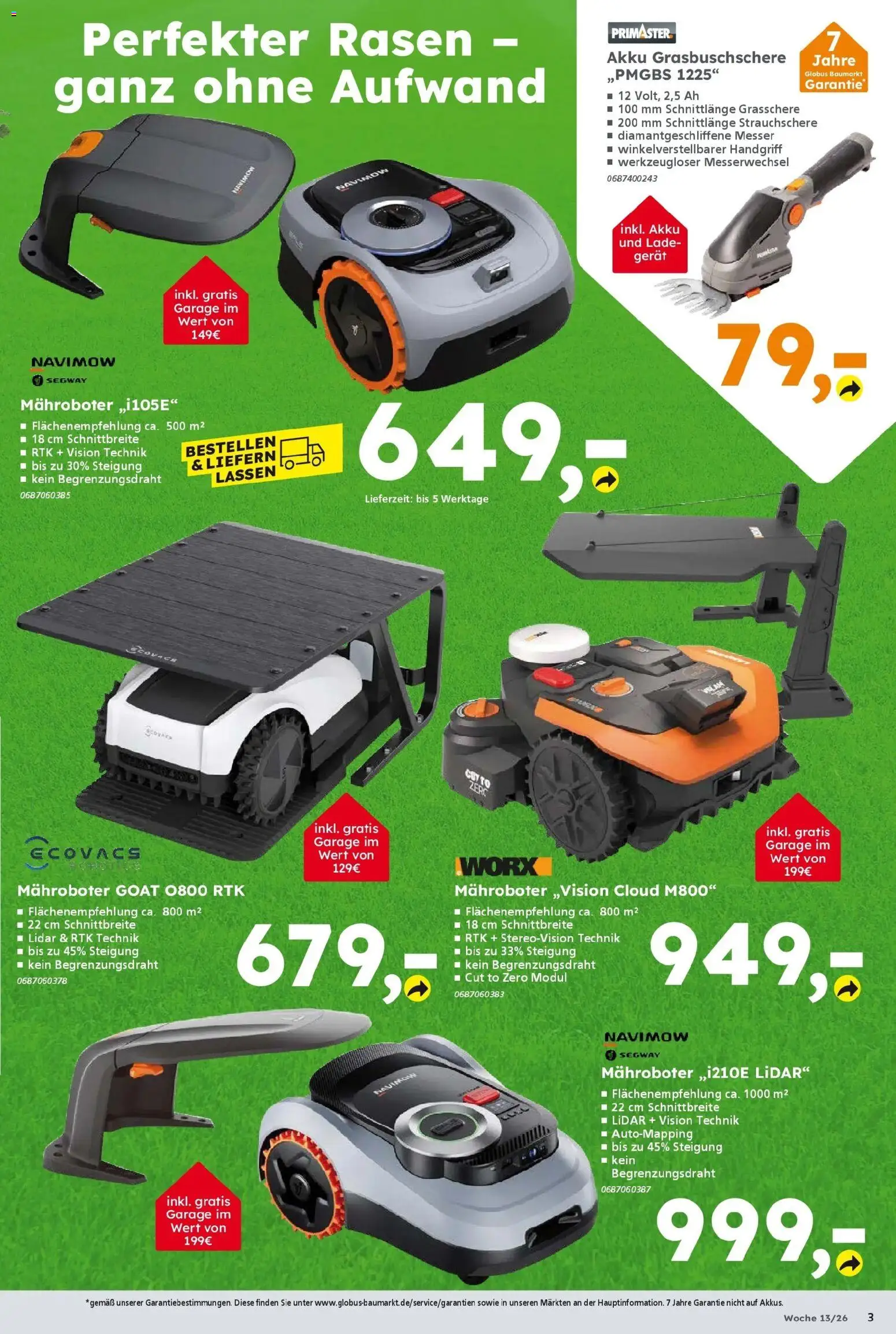 Globus Baumarkt Prospekt Peine	 – gültig ab 23.03.2026 | Seite: 3