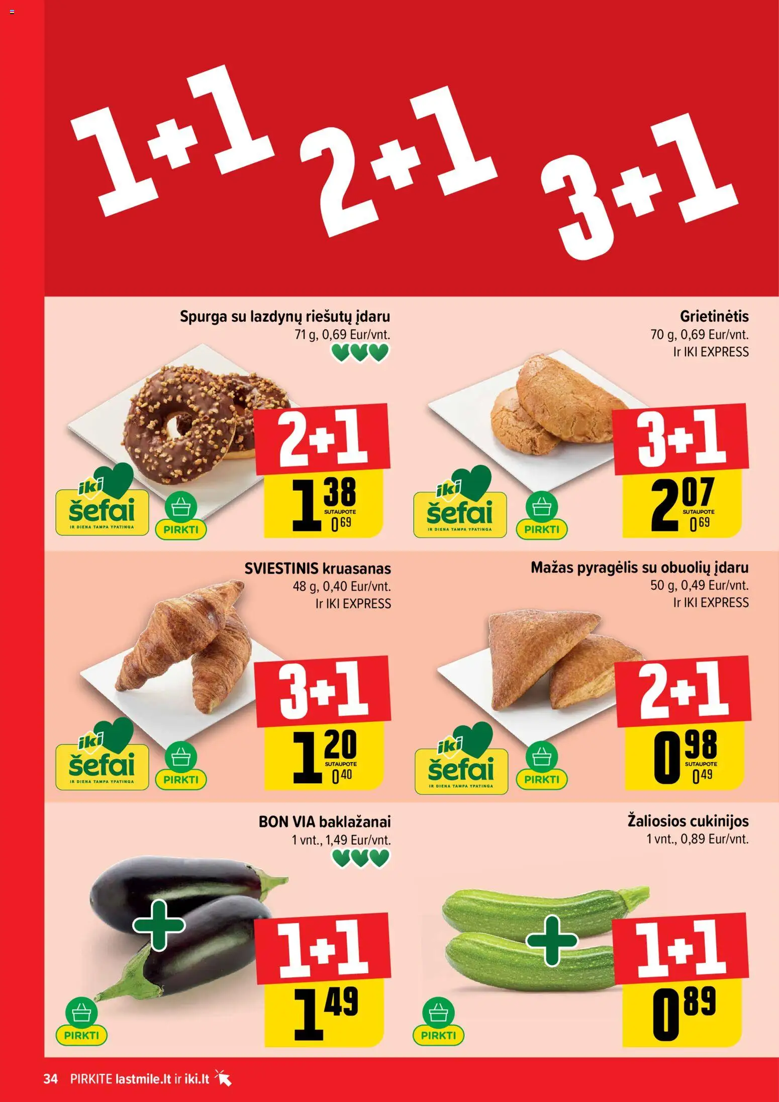 IKI akcijos nuo 2026.08.17 | Puslapis: 34 | Prekių: Spurga