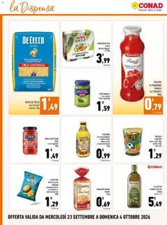 Anteprima del volantino Penne Rigate n°41, PASTA DE CECCO vari formati classici 1Kg valido a partire dal 23/09/2026 | Pagina: 12 | Prodotti: Riso, Verdure, Salsa, Aceto