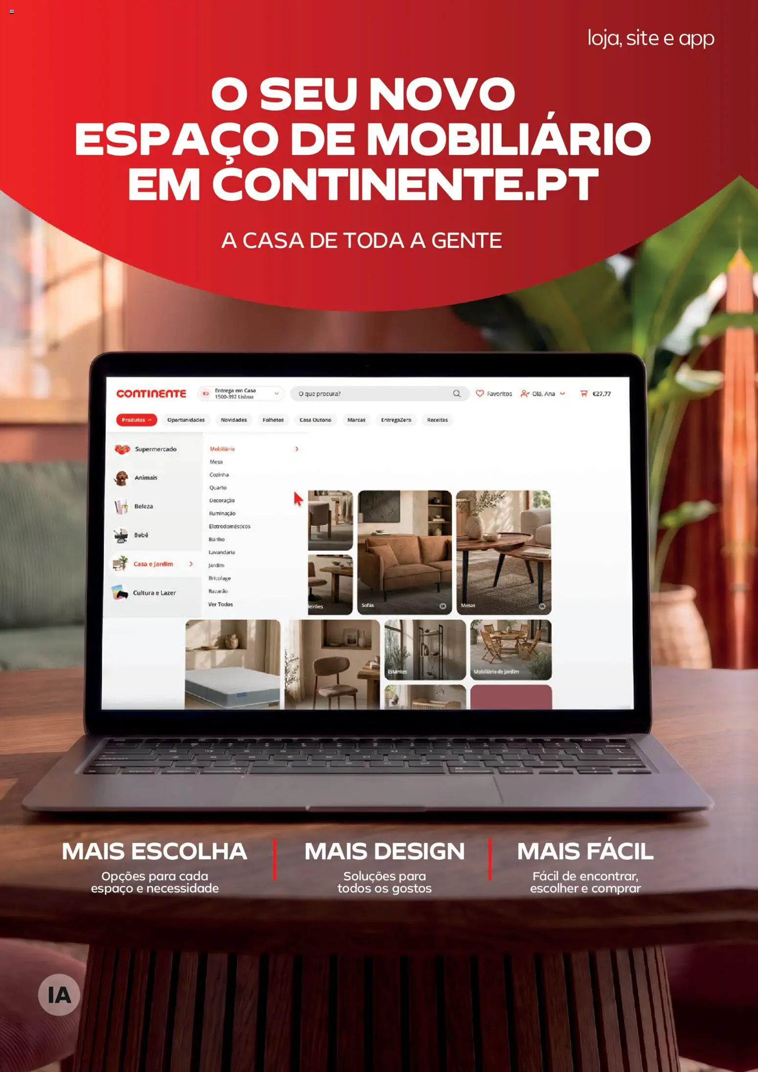 Continente Casa Outono │ válido de 13/10/2026 | Página: 4 | Produtos: Iluminação, Mesa, Decoração