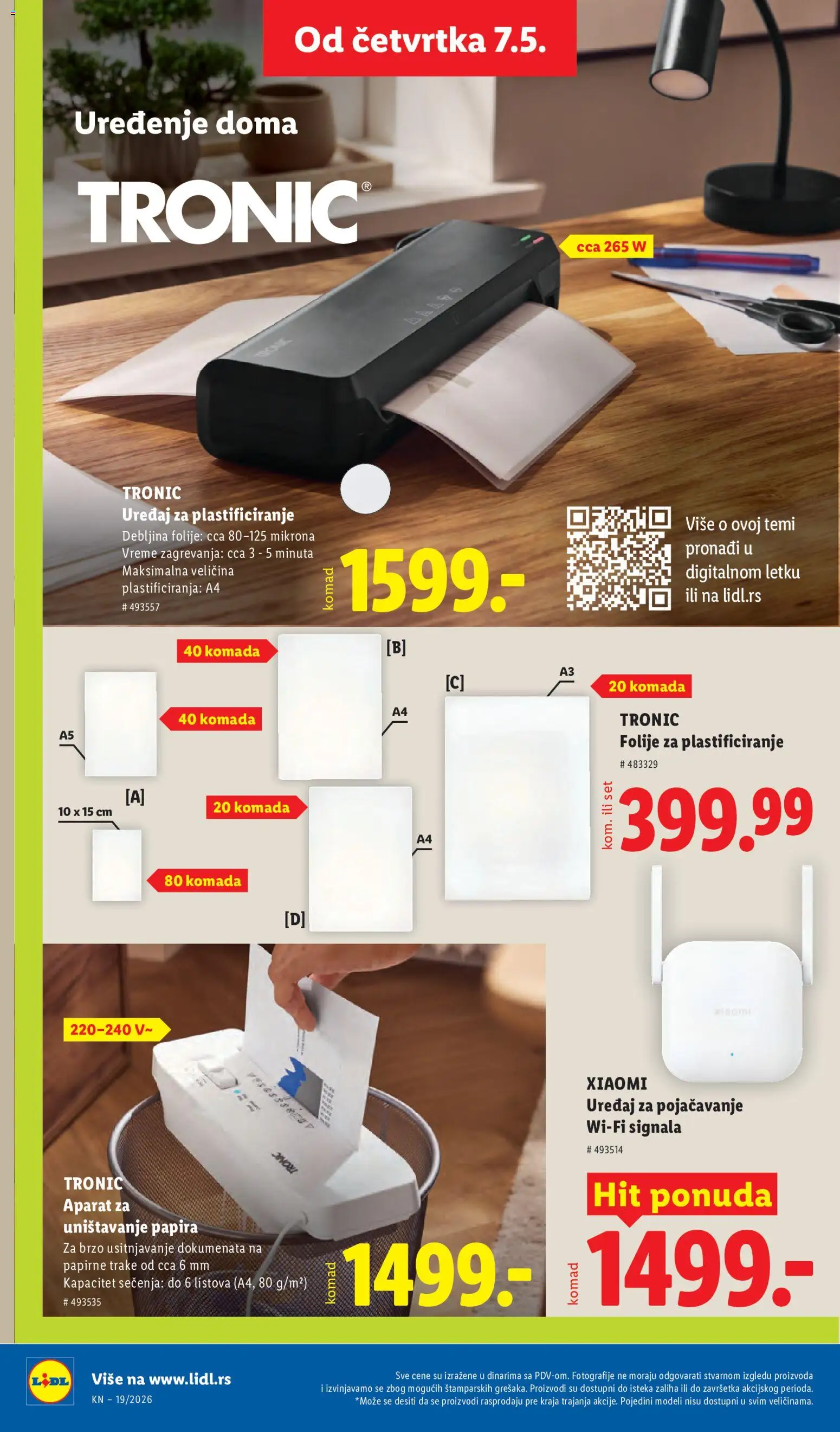 Lidl katalog - važi od 07.05.2026 | Strana: 76 | Proizvode: Xiaomi