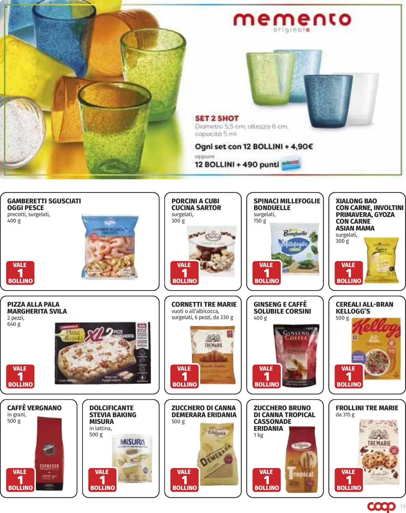 Volantino COOP del 09/07/2026 | Pagina: 19 | Prodotti: Stevia, Caffè, Pesce, Spinaci