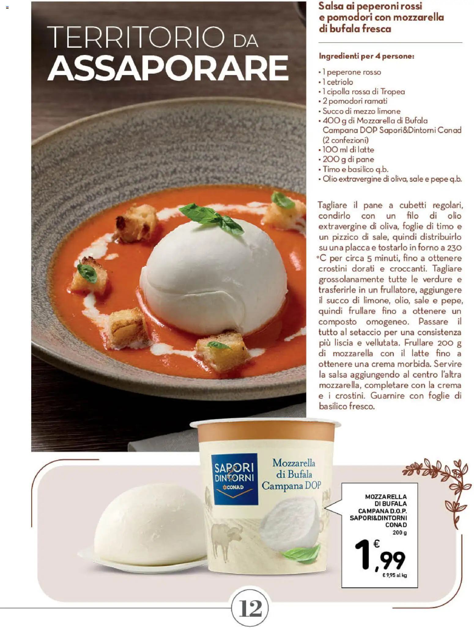 Volantino Spazio Conad del 01/07/2026 | Pagina: 12 | Prodotti: Crema, Pane, Pepe, Limone