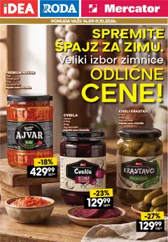 Idea katalog Specijal zimnice - pregled Idea kataloga - važi od 14.09.2026