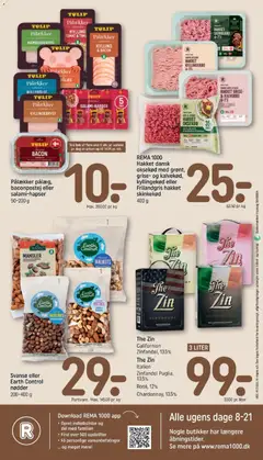 Rema 1000 - Tilbudsavis Uge 41 gyldig fra 04/10/2026 | Side: 24 | Produkter: Pålæg, Mandler, Rullepølse, Hamburgerryg